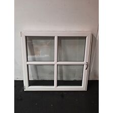 Dreje-kip vindue i PVC 1378x120x1278 mm, venstrehængt, hvid