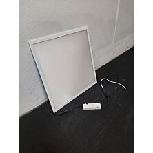 Norlux LED loftpanel til indbygning, 600x600, hvid