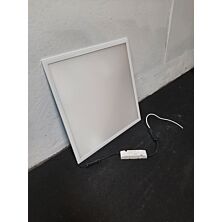 Norlux LED loftpanel til indbygning, 595x595mm, hvid