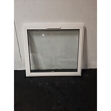 Topstyret vindue, PVC, 1470x70x1313mm, hvid