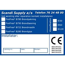 CE-ETIKET B780-B790-B722-B280 10 STK