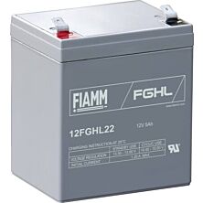 FIAMM 10 års Bly-akkumulator 12V/5AH.