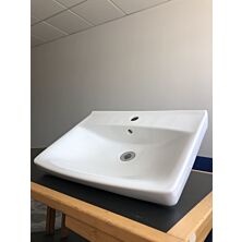 Ifö Spira Square håndvask, 570x158x435mm, hvid