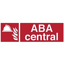 LABEL, ABA CENTRAL 130X400MM