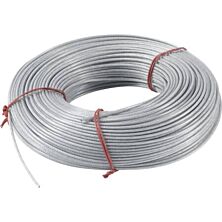 WIRE 3MM M/PVC KAPPE I RING