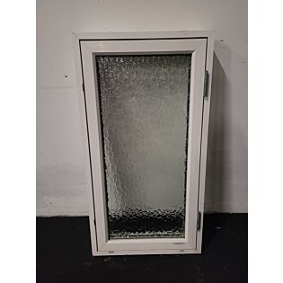 GDJSJ Schmidt-visbek Sidehængt vindue PVC 581 x 120 x 1094 mm, højrehængt, hvid
