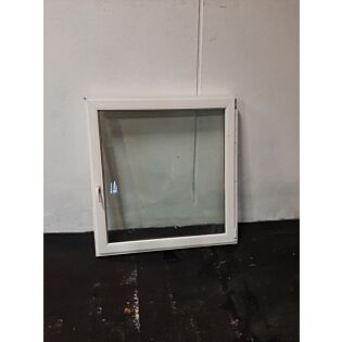 Dreje-kip vindue i PVC 1303x120x1370 mm, højrehængt, hvid