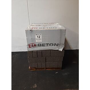 RC Beton leca blokke 12 x 49 x 19cm, grå - GDNS