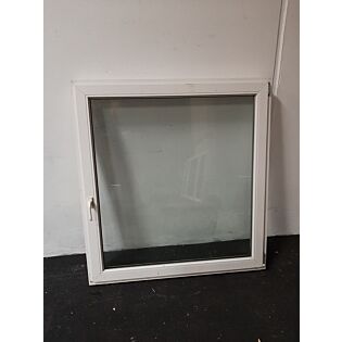 Dreje-kip vindue i PVC 1303x120x1389 mm, højrehængt, hvid