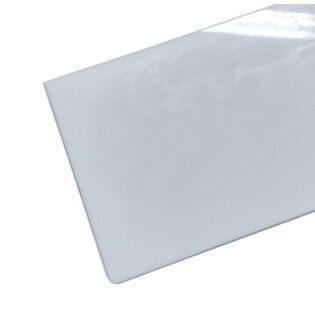 Glashylde 50 x 12 cm, hvid