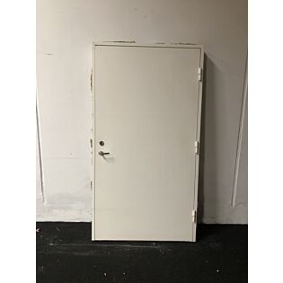 Safco Doors metal dør 1180 x 110 x 2168 mm, højrehængt, hvid