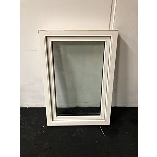 Idealcombi sidehængt vindue træ/alu 775x123x1123 mm, venstrehængt, hvid