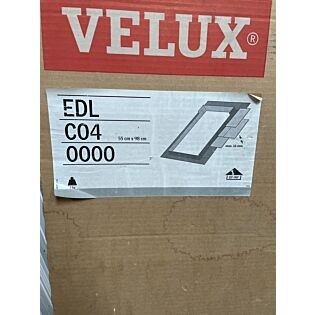 Velux EDL C04 0000 inddækning til ovenlysvinduer, grå